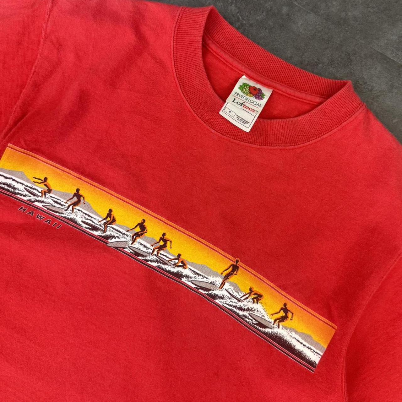 Hawaii 2000s surf Logo design graphic T shirt
