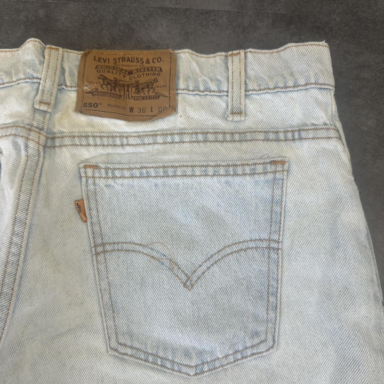 Rare Levi’s 90s red tab 550 baggy skate denim short Jorts