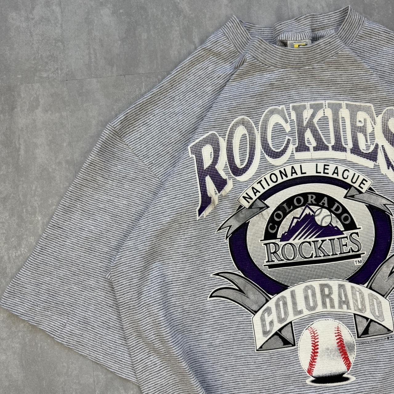 2000s/90s single stitch Colorado rockies baseball y2k T shirt