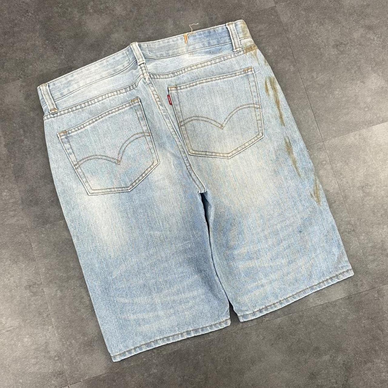Levi’s 501 2000s dungaree workwear comfort fit denim shorts jorts
