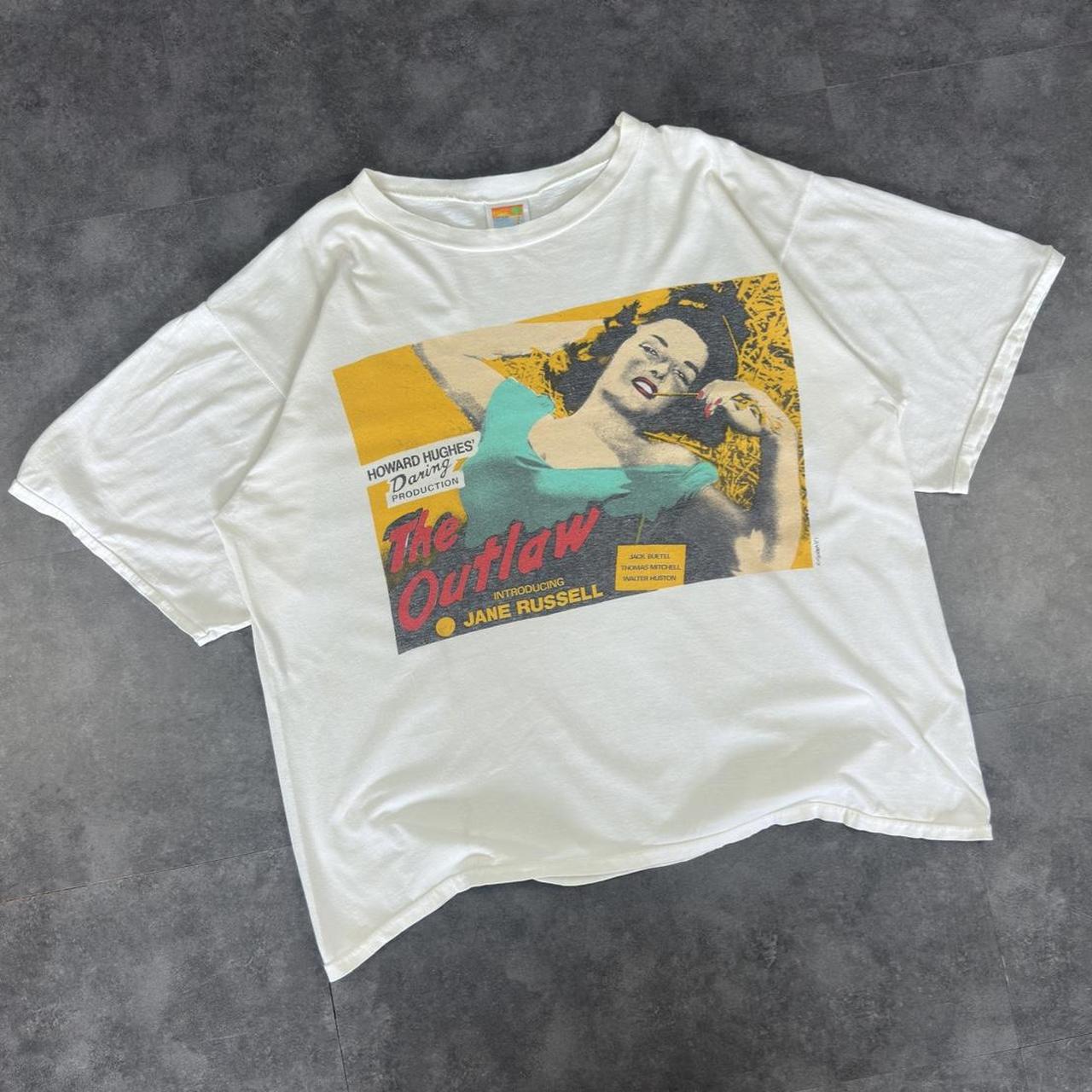 Splash T 2000s Y2K logo Jane Russel print design