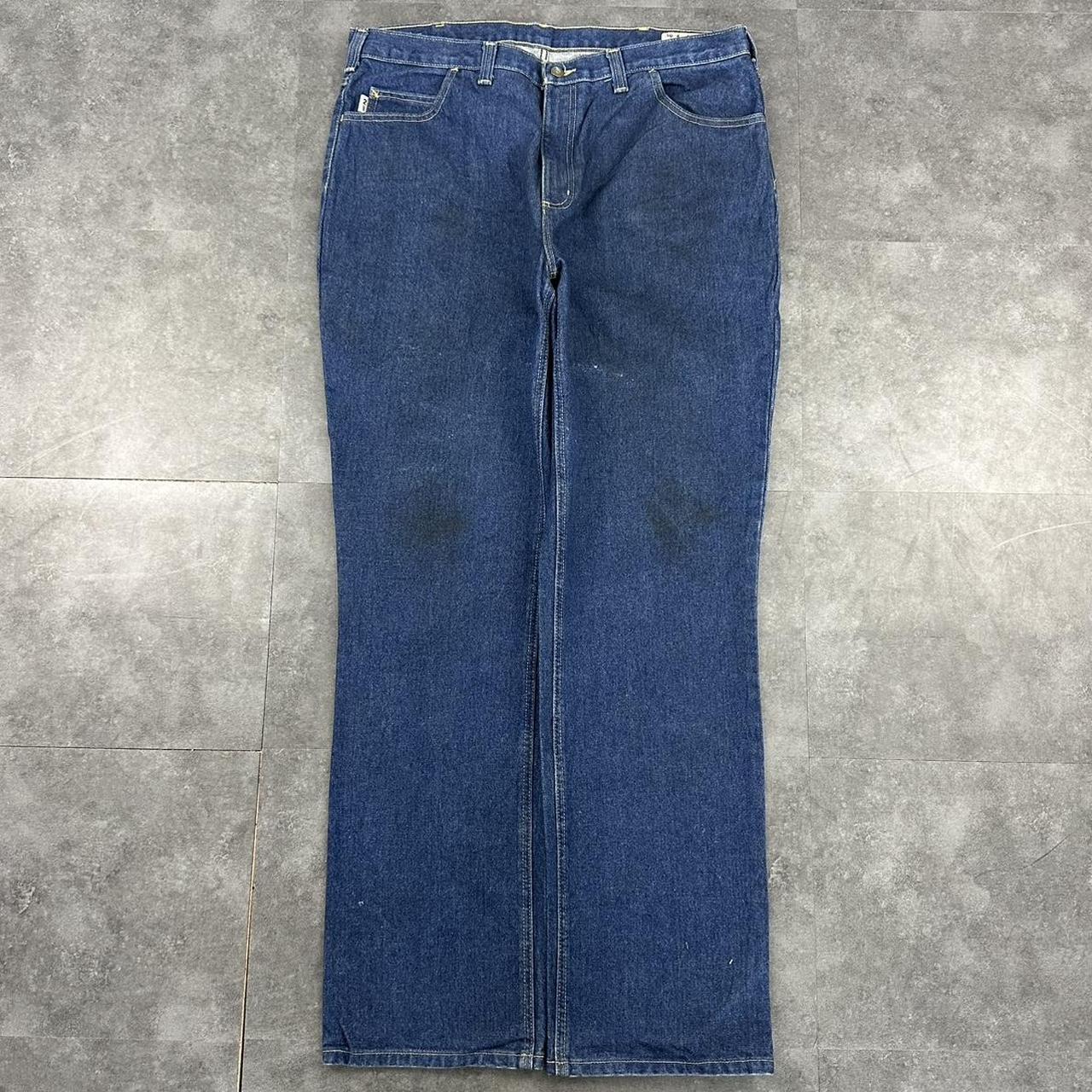 Carhartt 2000s dungaree workwear comfort fit cargo trousers