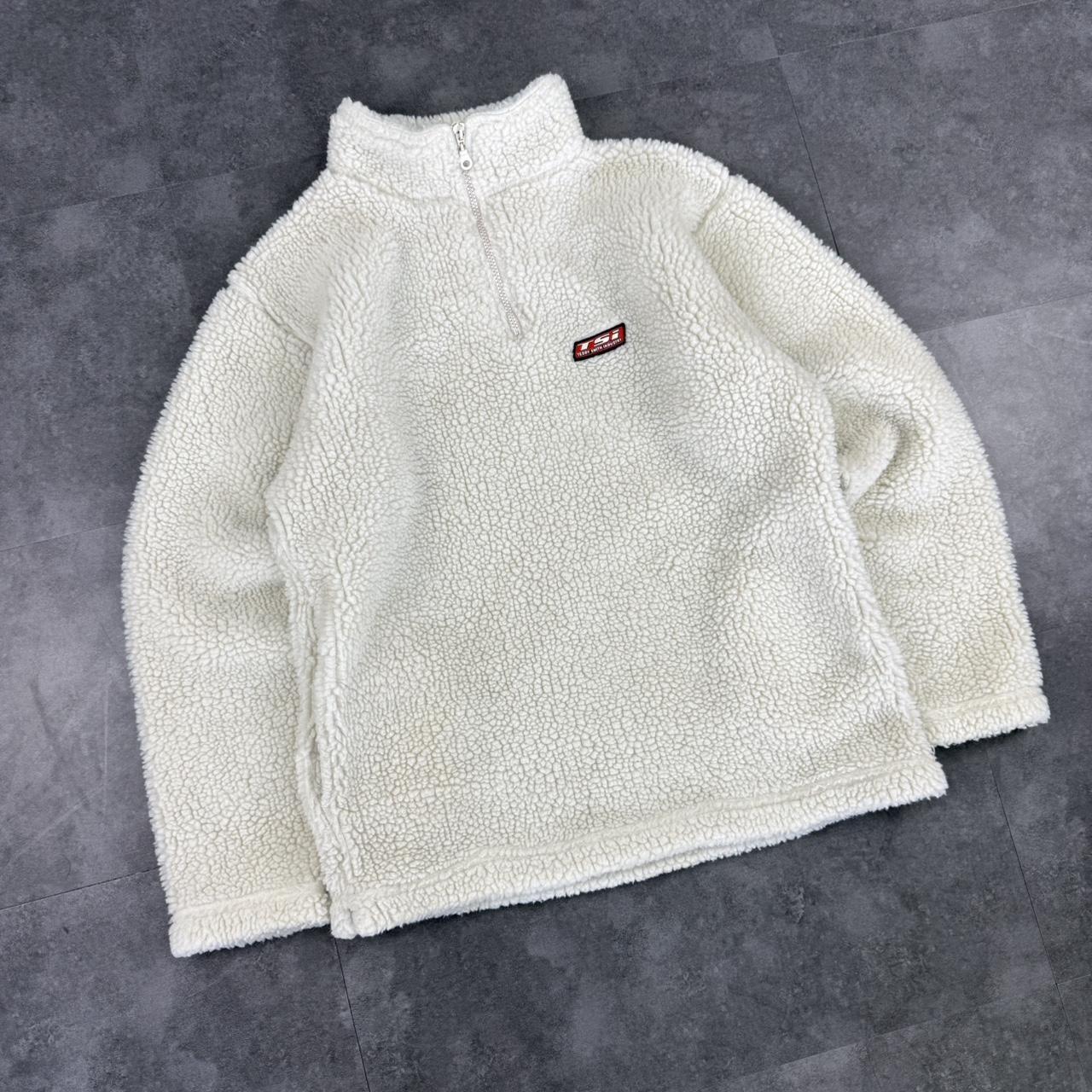 Teddy Smith Industries vintage 2000s Sherpa 1/4 zip snowboarder fleece
