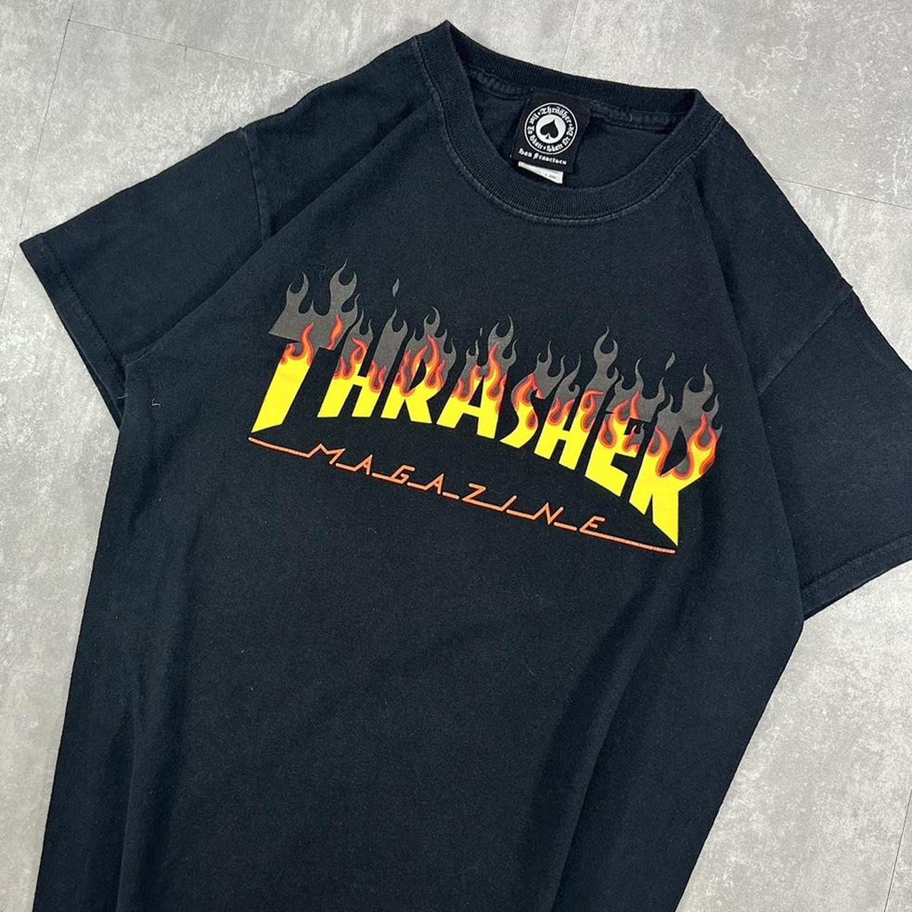 2000s Black Thrasher shirt