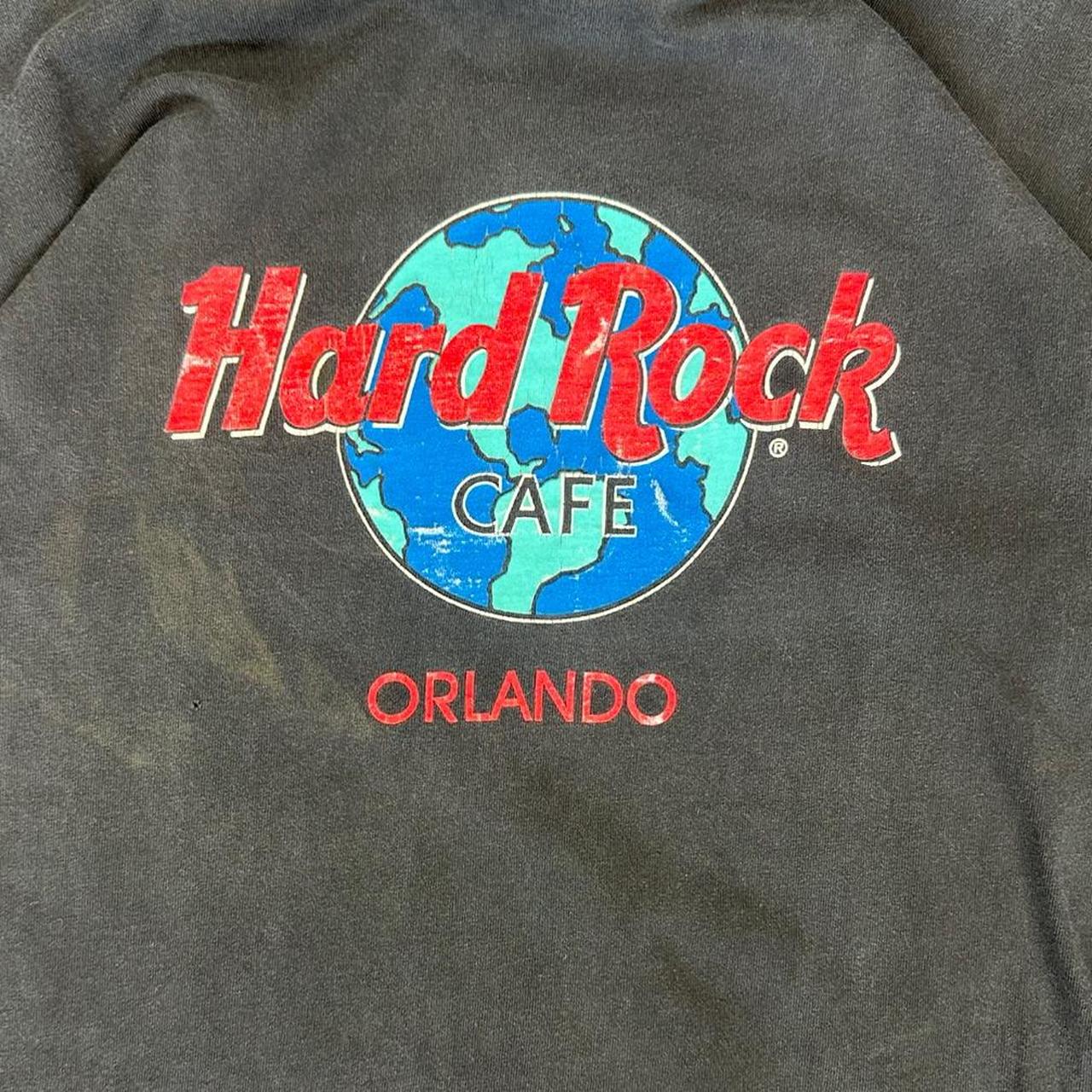 Hard Rock Cafe Orlando T 2000s Y2K logo print design