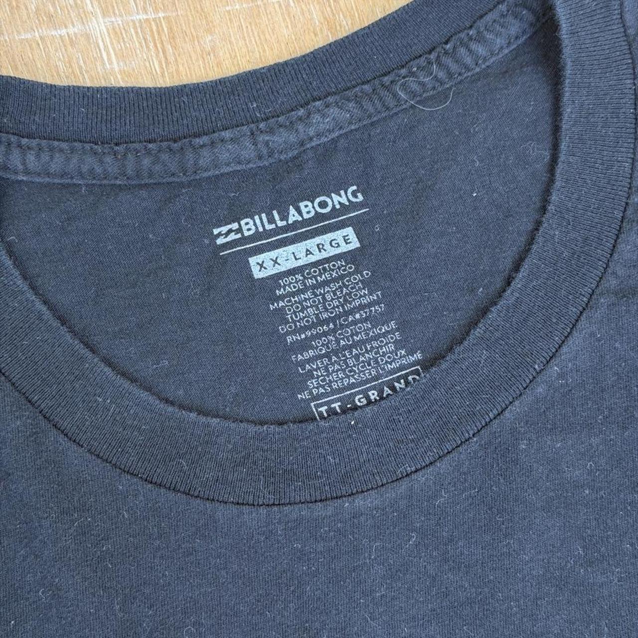 Billabong black Rasta Surfwear Y2K T-Shirt