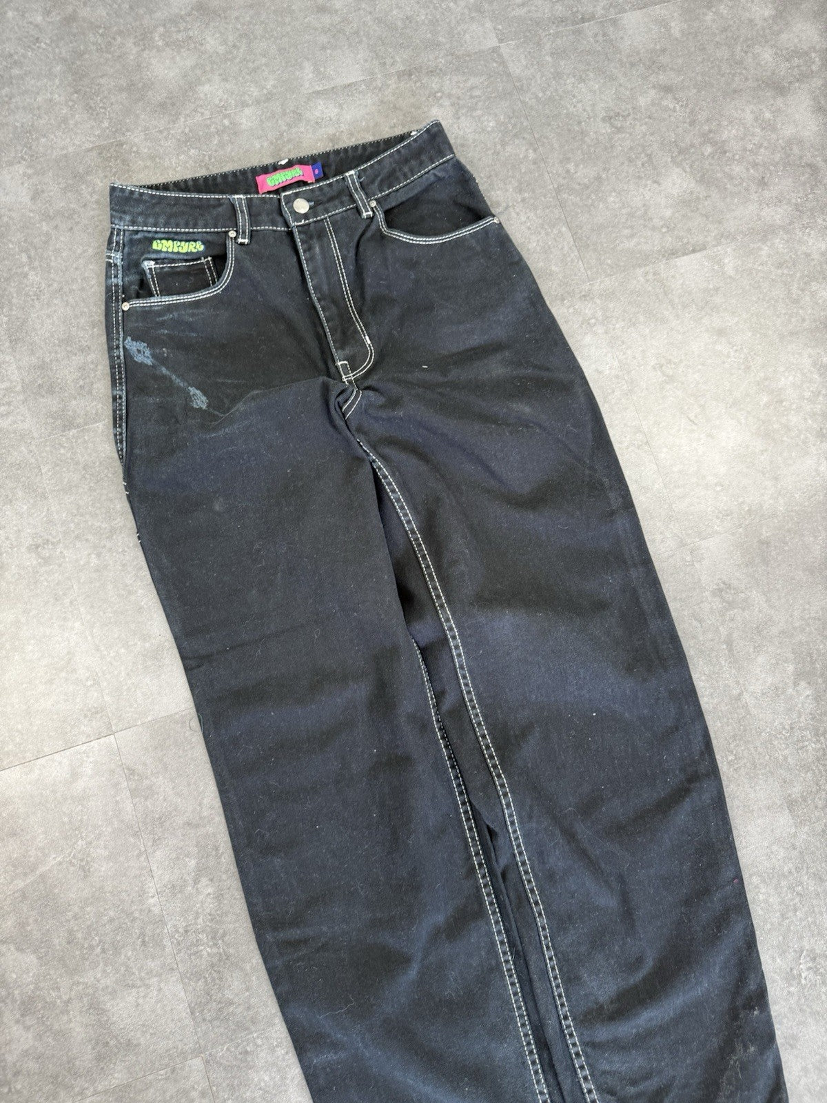 Empyre 2000s Hip Hop Grunge Baggy Jeans 90s Y2K Vintage Carpenter Jeans 28W 31L