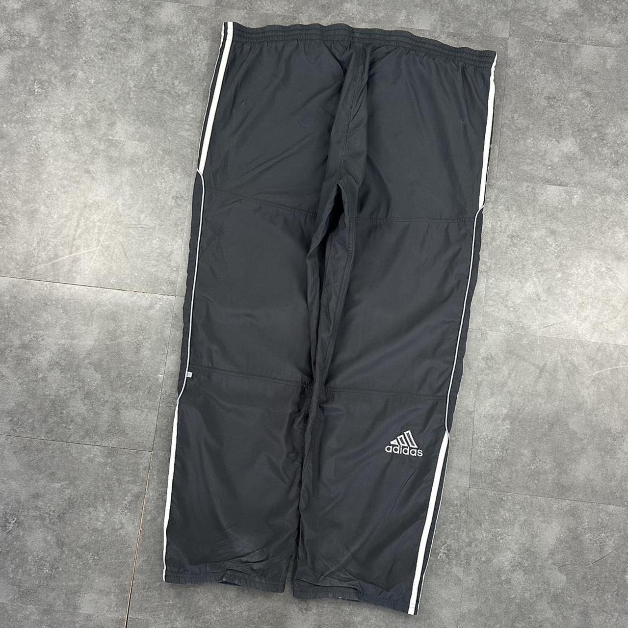 Adidas 2000s baggy vintage sportswear adjustable track pants