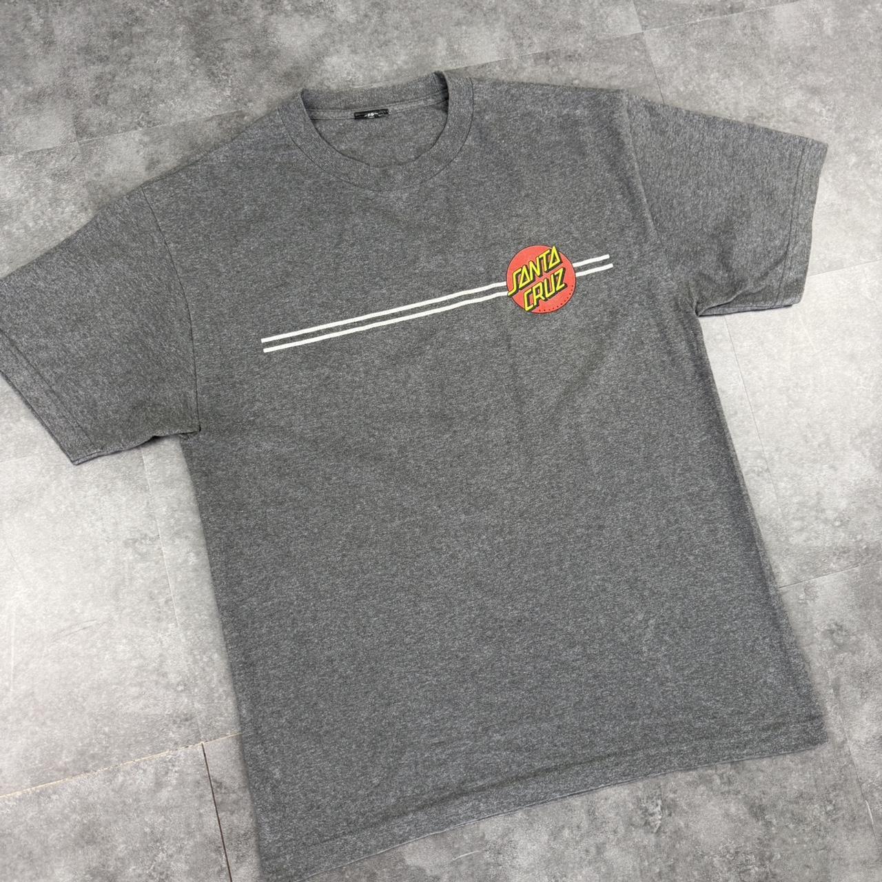 Santa Cruz 2000s skater Surfwear Print graphic T shirt