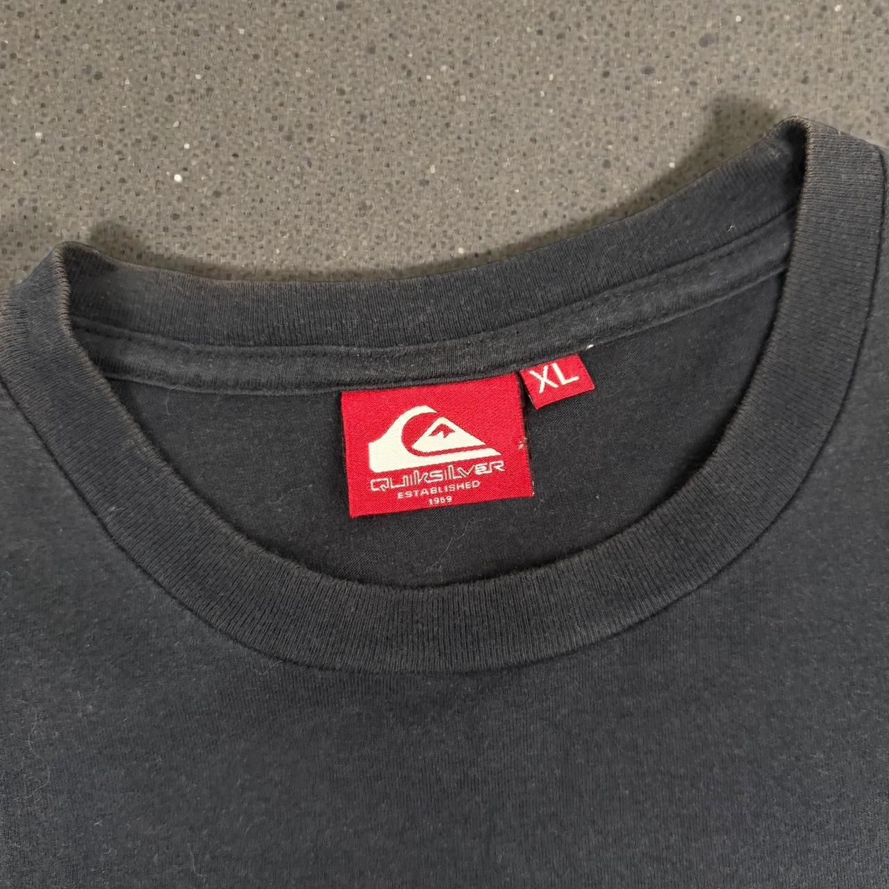 Quiksilver Vintage Y2K Surfwear logo boxy T-Shirt