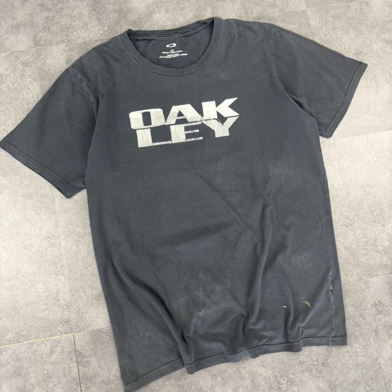 Oakley 2000s Y2K logo print graphic T shirt