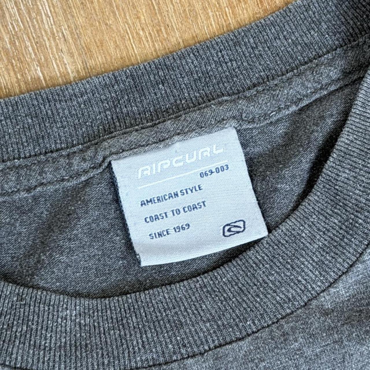 Rip Curl Surfwear grey Y2K long sleeve T-Shirt