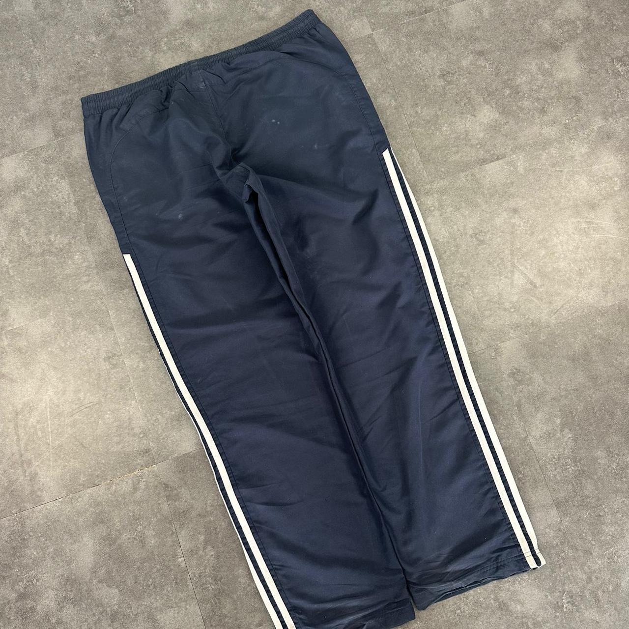 Adidas 2000s baggy vintage sportswear adjustable track pants