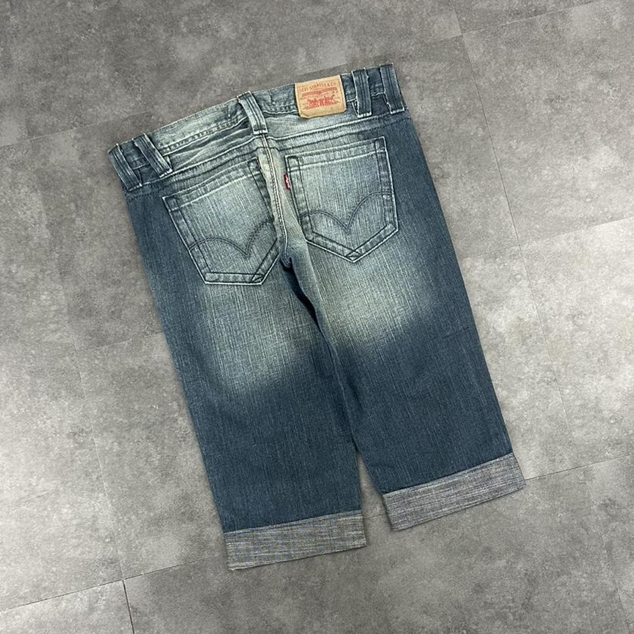 Levi’s 501 2000s dungaree workwear comfort fit denim shorts jorts