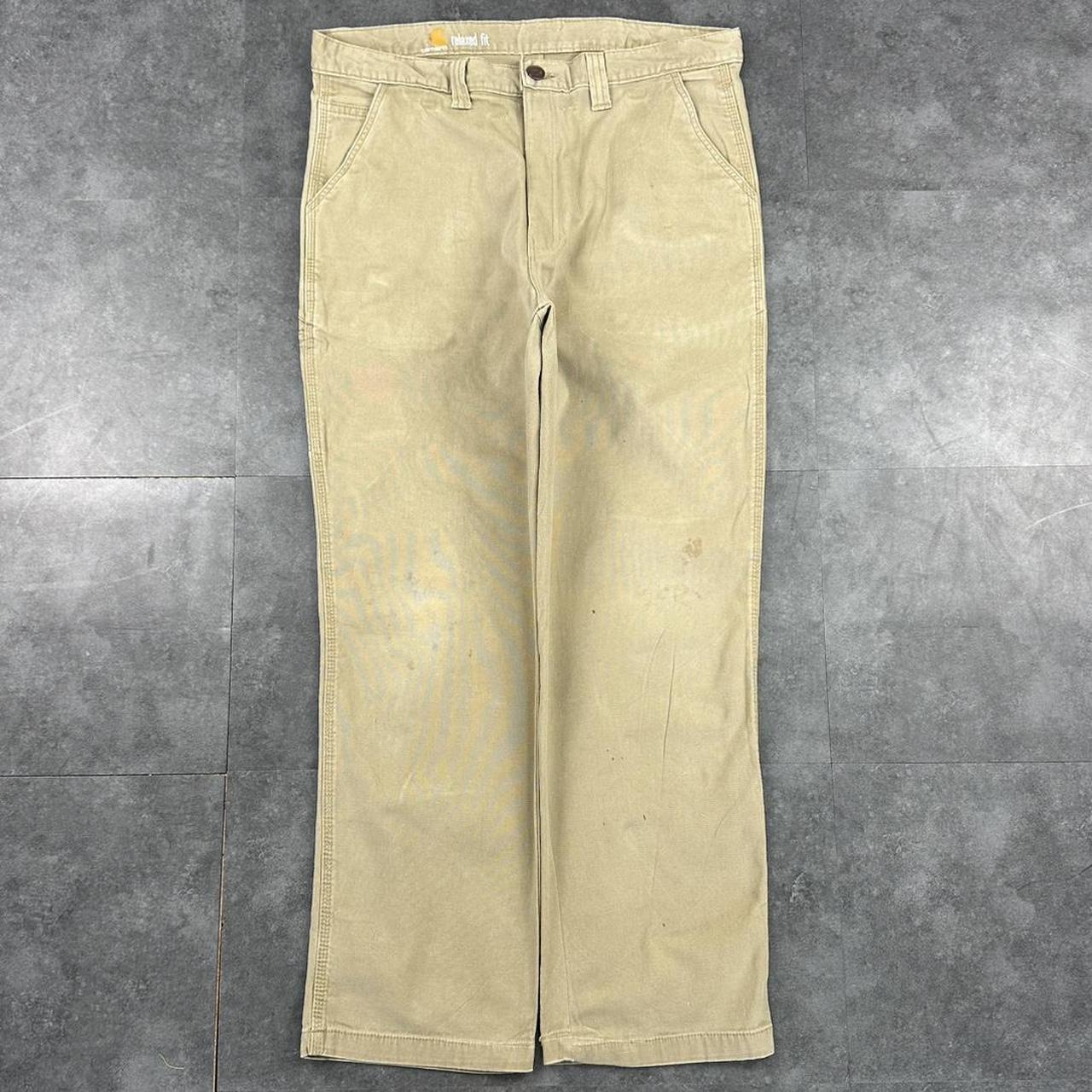 Carhartt 2000s dungaree workwear comfort fit cargo trousers