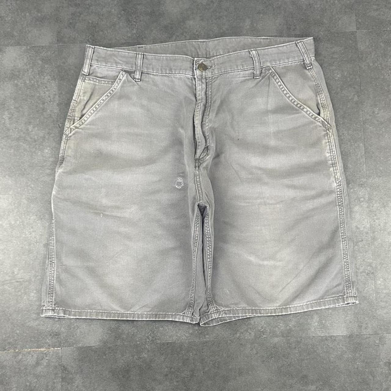 Carhartt 2000s dungaree workwear comfort fit cargo shorts