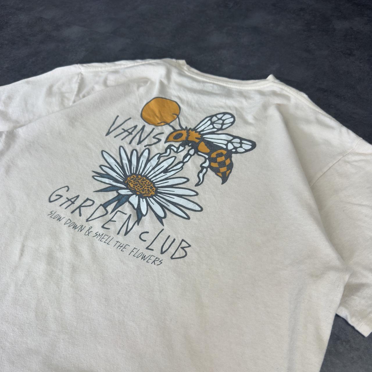 Vans T 2000s Y2K logo Garden club print design