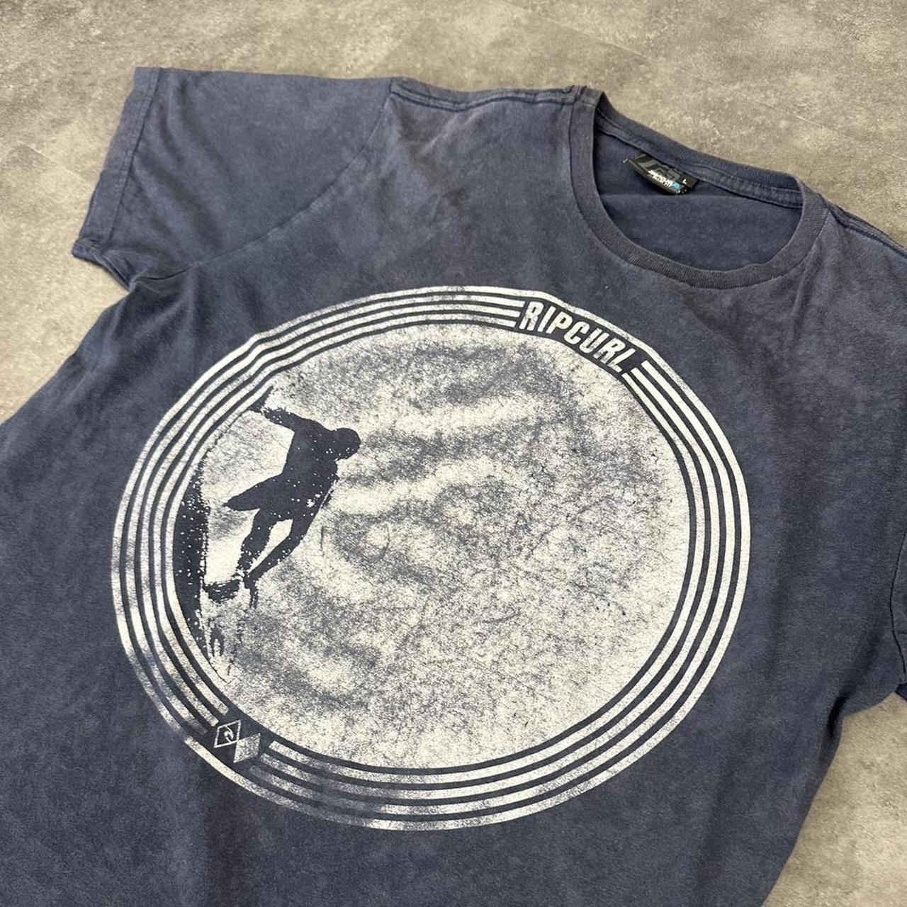 Rip curl 2000s Surfer wave Print graphic T shirt