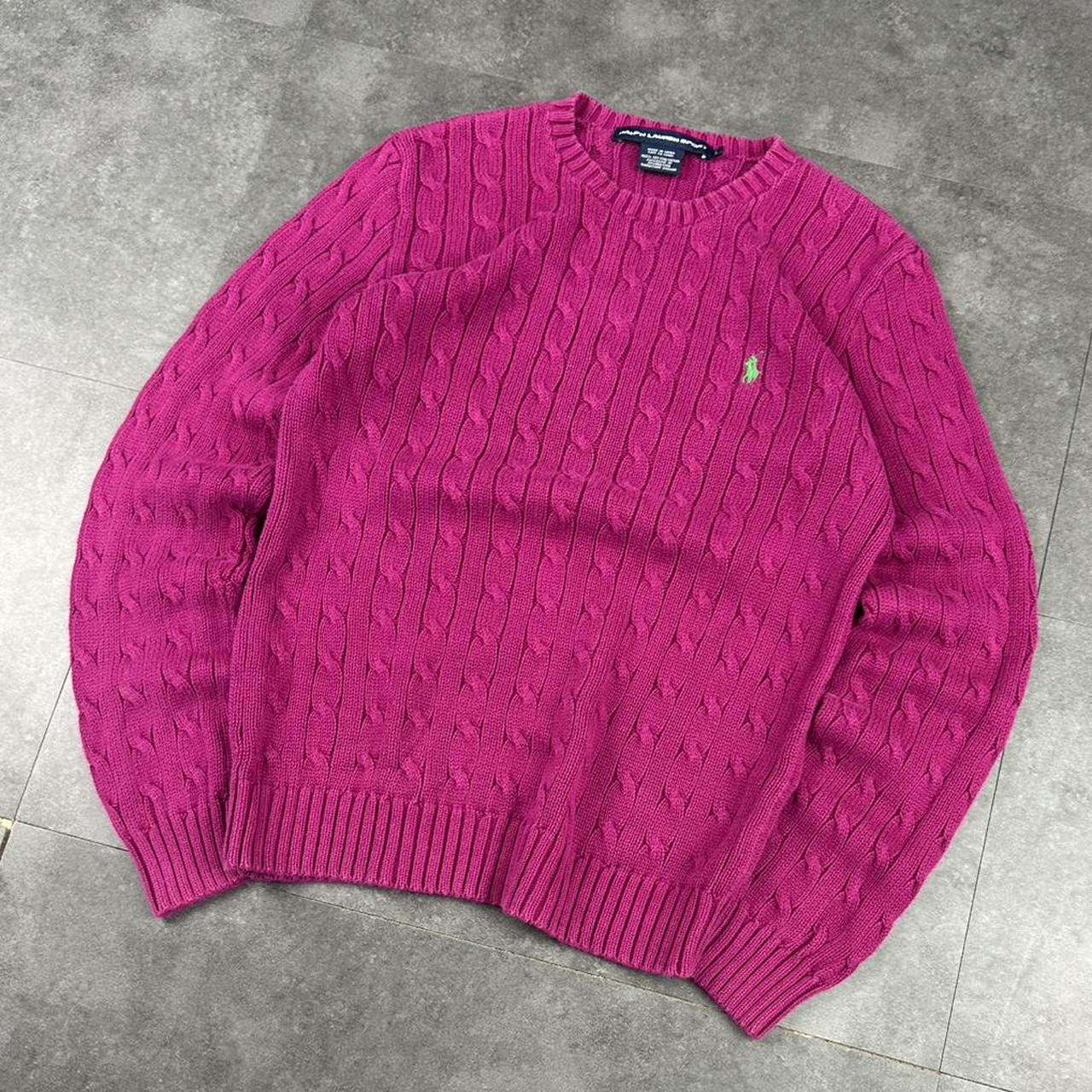 Polo Ralph Lauren 90s heavyweight chunky cable knit pullover knit Jumper