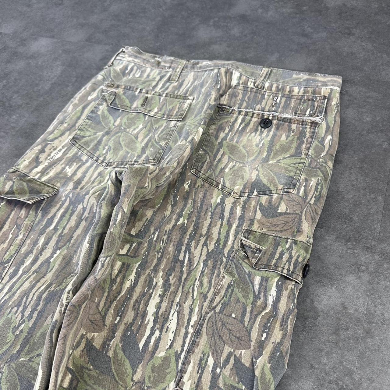 Realtree camo Mossy oak 2000s dungaree workwear cargo trousers