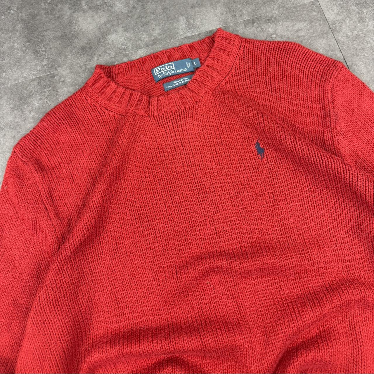Polo Ralph Lauren 90s chunky knit heavyweight fisherman’s jumper