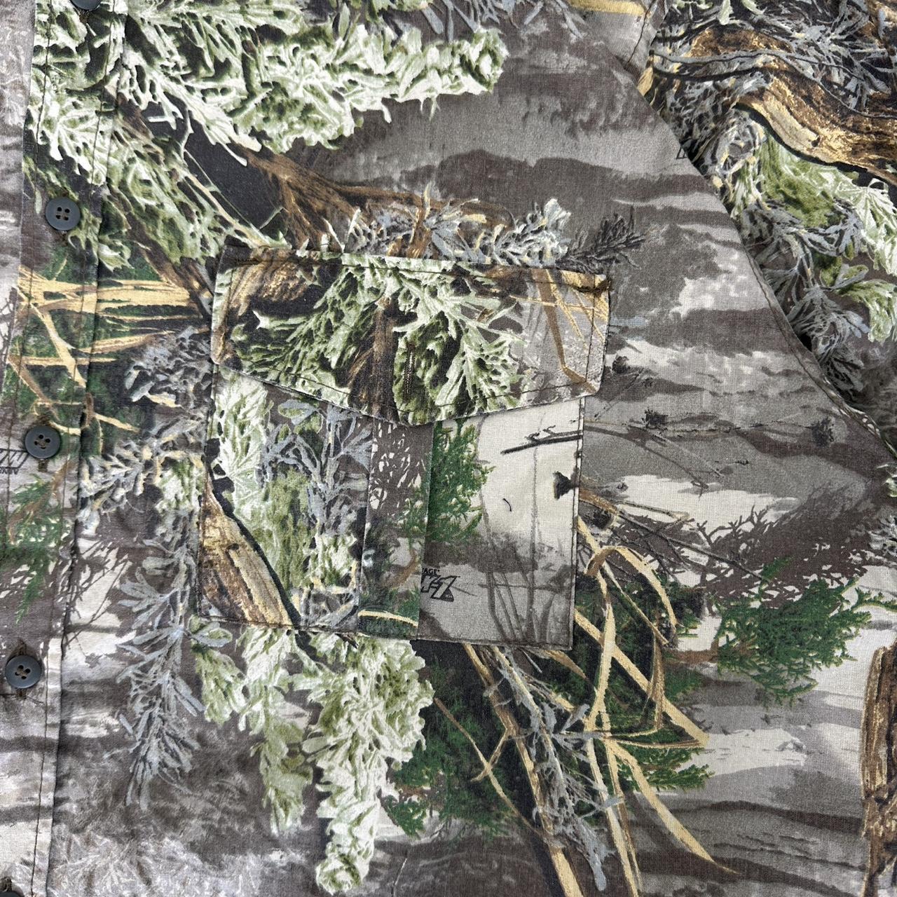 Ranger 2000s vintage 90s Y2K Mossy Oak Lightweight hunting apparel button down Real Tree camo long s