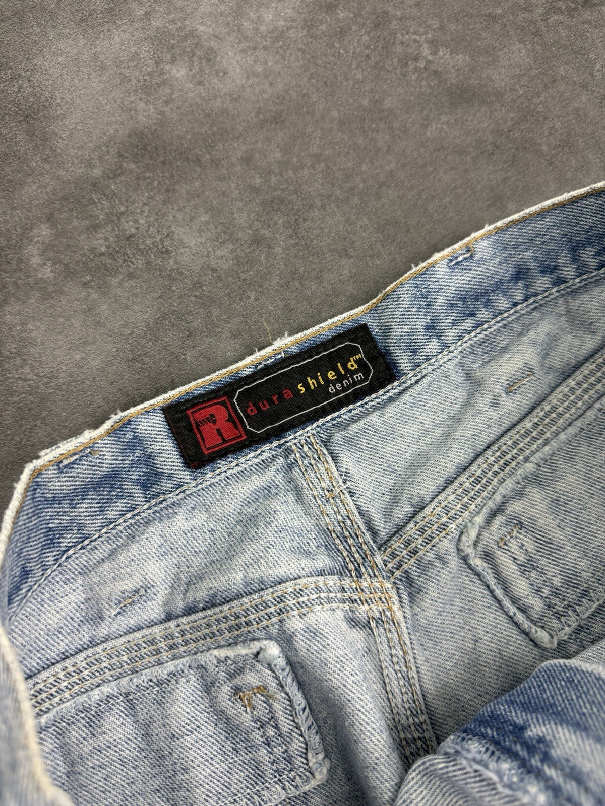 Wrangler DuraSheild Jeans Mens Y2K Denim USA Vintage Carpenter Straight 36W 32L