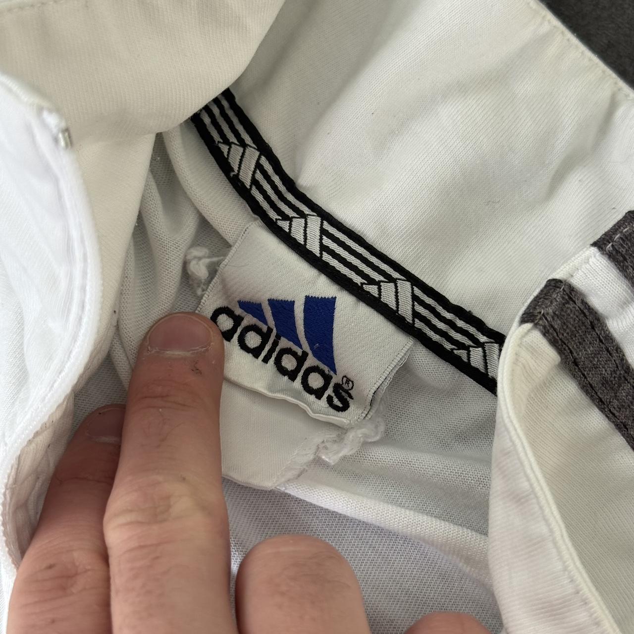 Adidas 90s spellout 1/4 zip three stripes lightweight sweatshirt