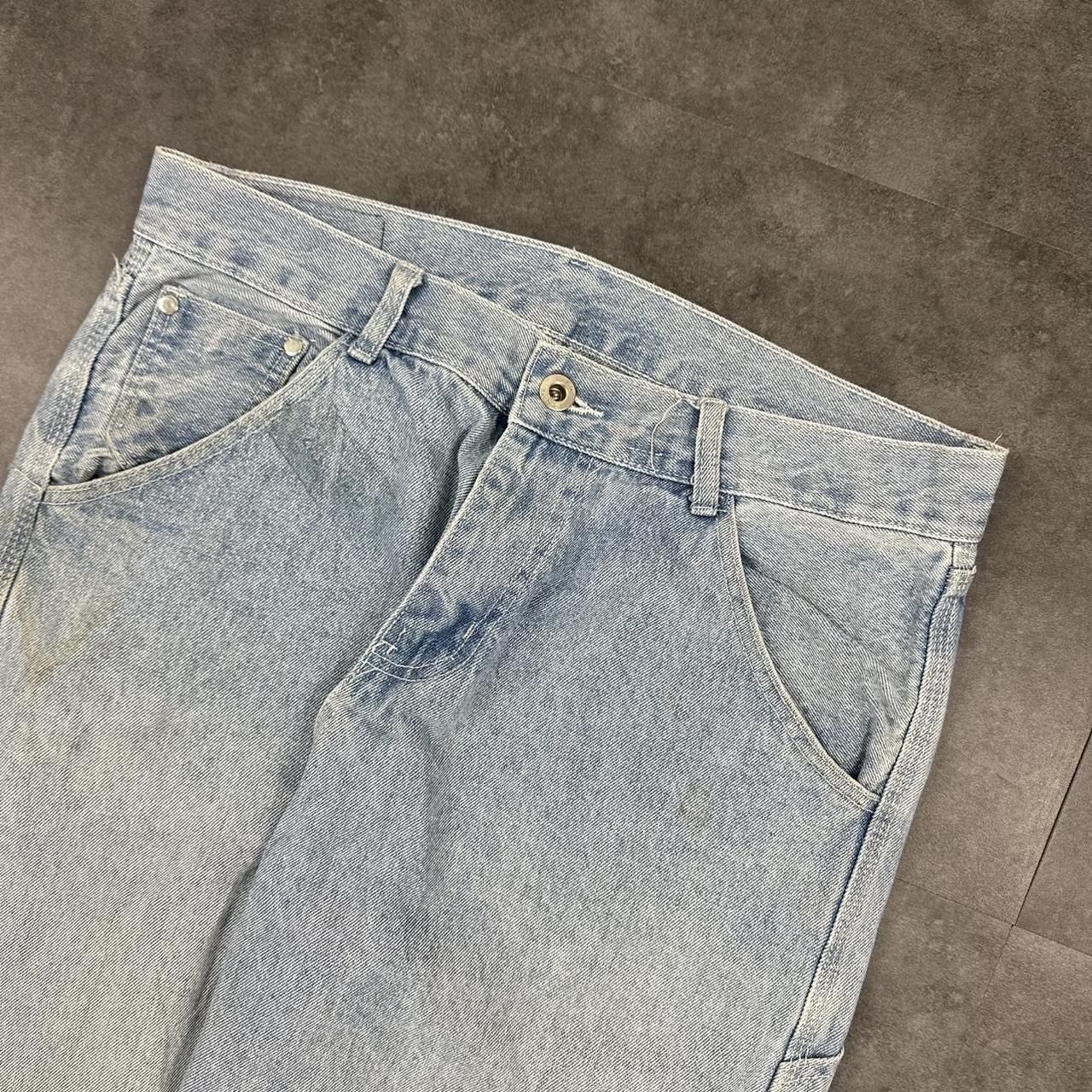 Hiphop style 2000s embroidered baggy DC jeans