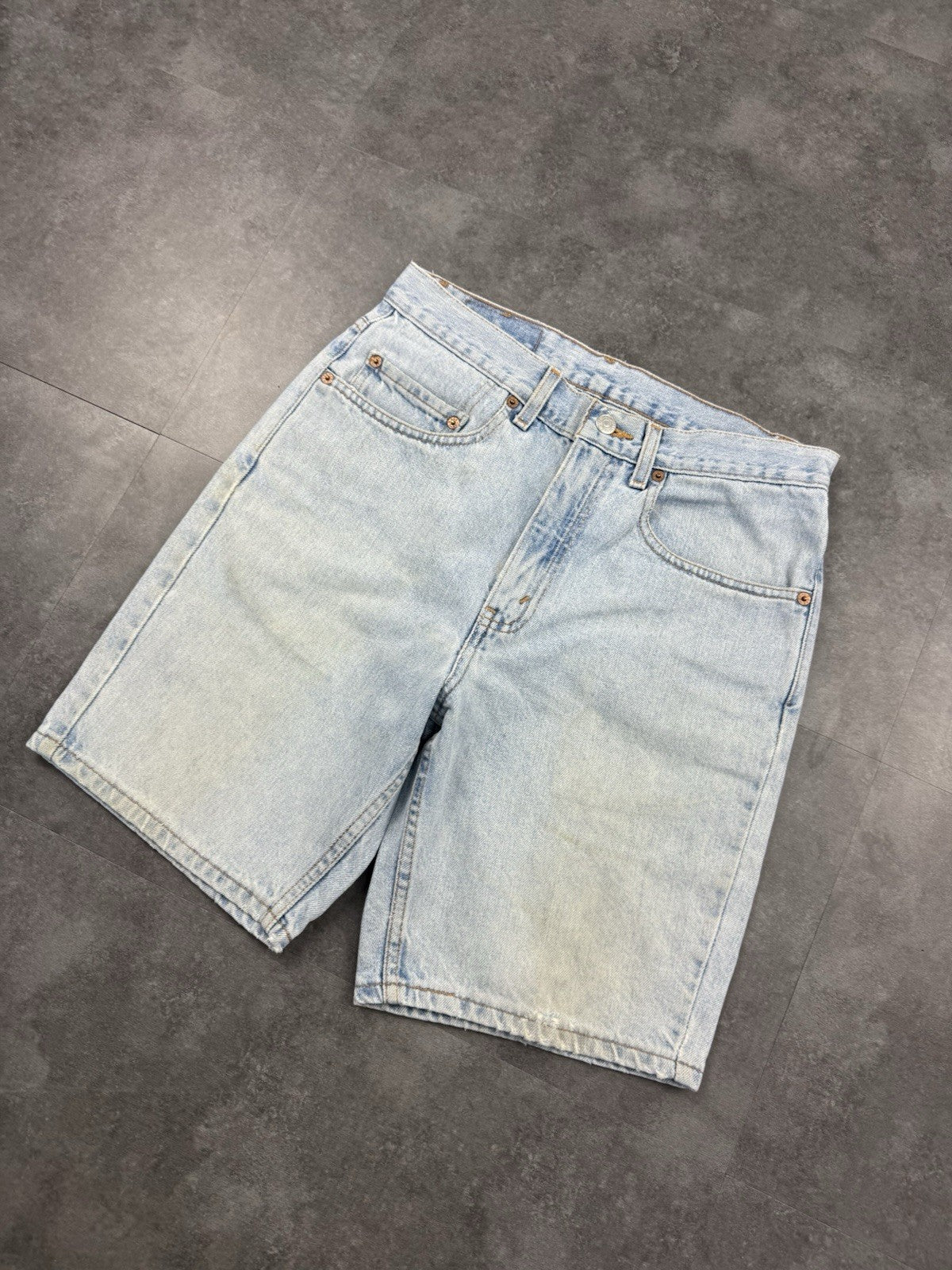 Levi's 505 Vintage Baggy Straight Jorts 90s Y2K Denim Jeans Shorts 31W