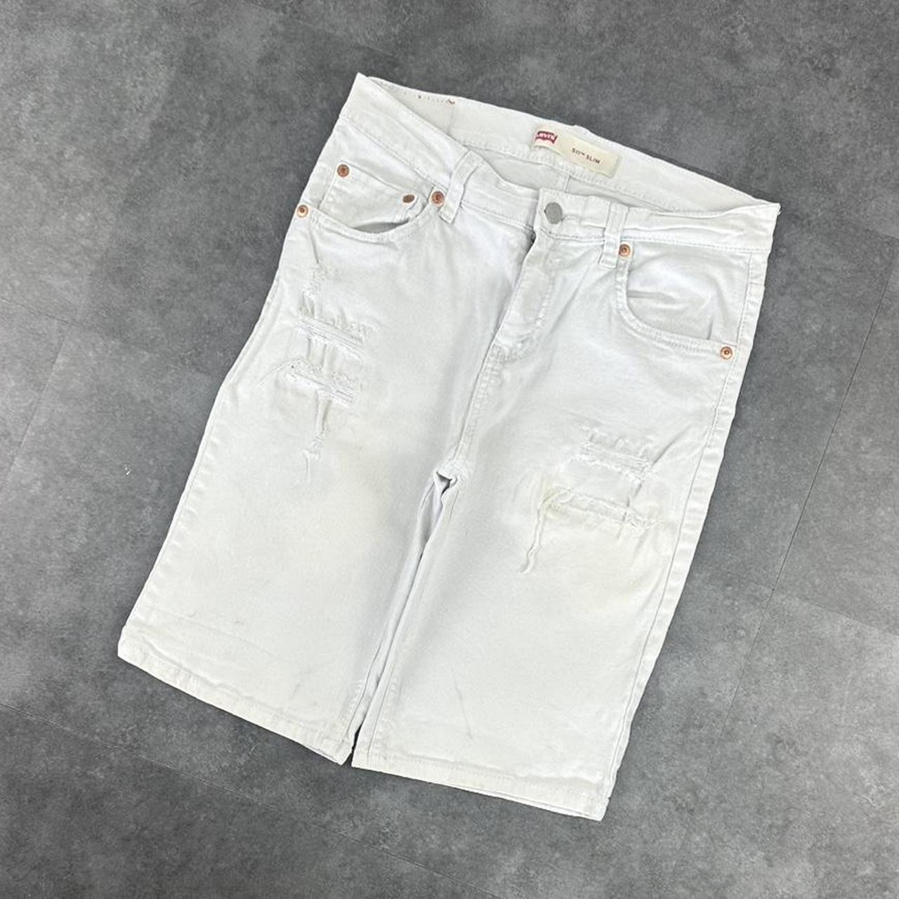 Levi’s 501 2000s dungaree workwear comfort fit denim shorts jorts
