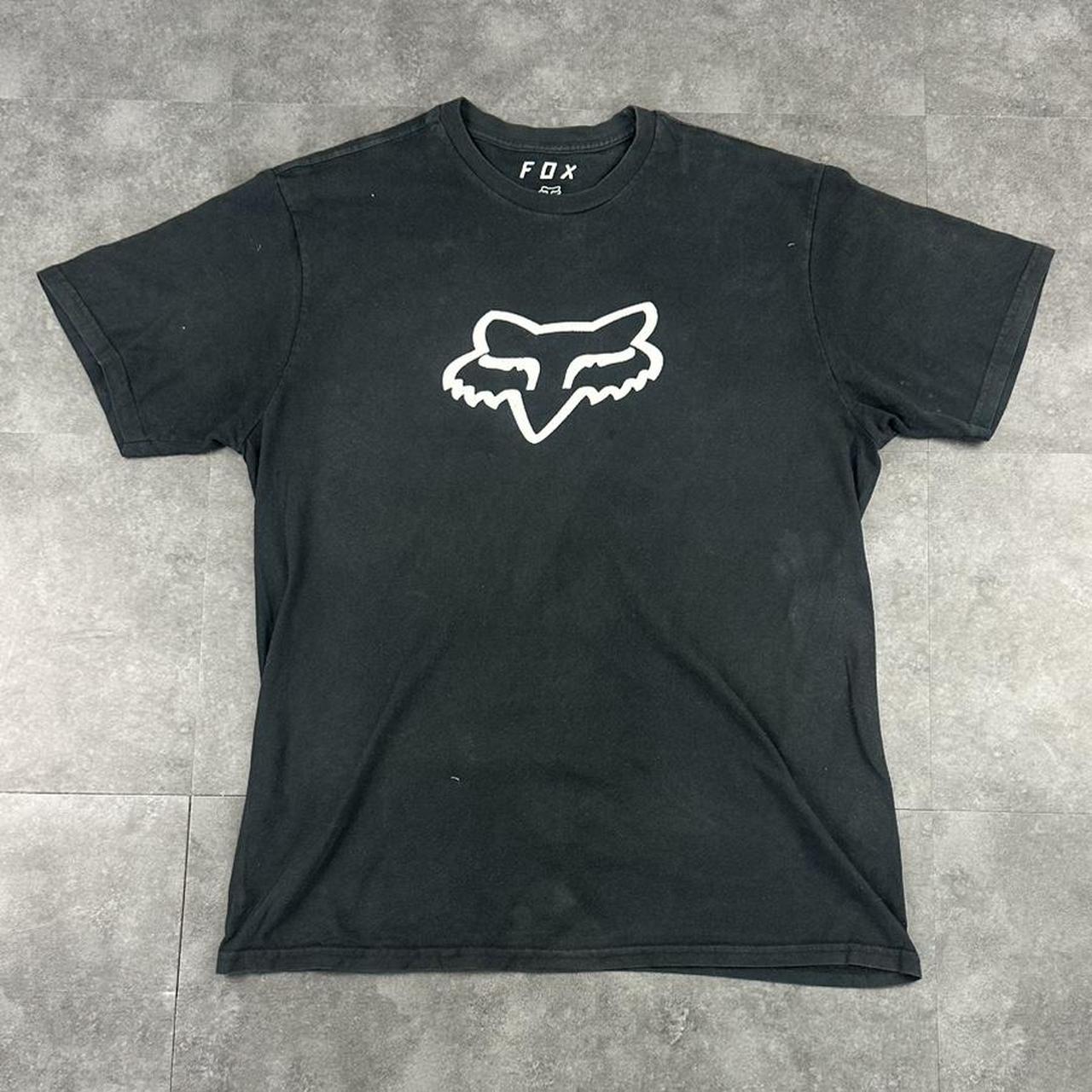 Fox Racing 2000s logo Print Logo graphic T shirt