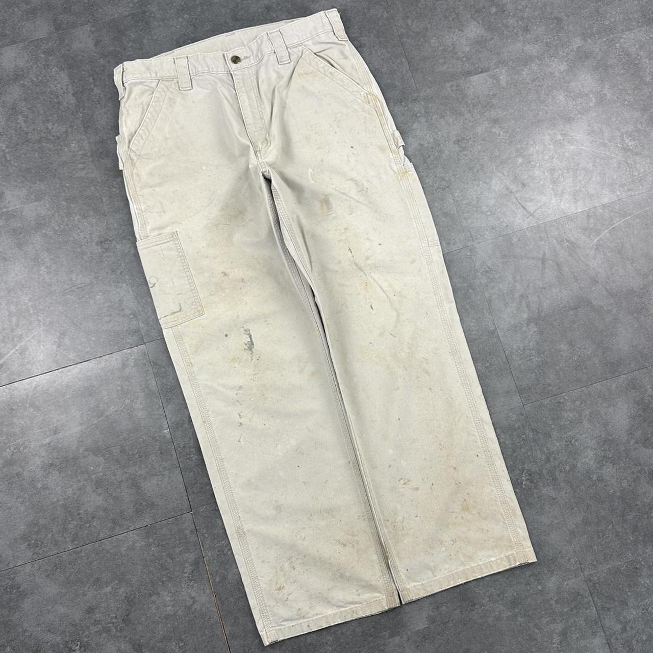 Carhartt 2000s dungaree workwear comfort fit cargo trousers