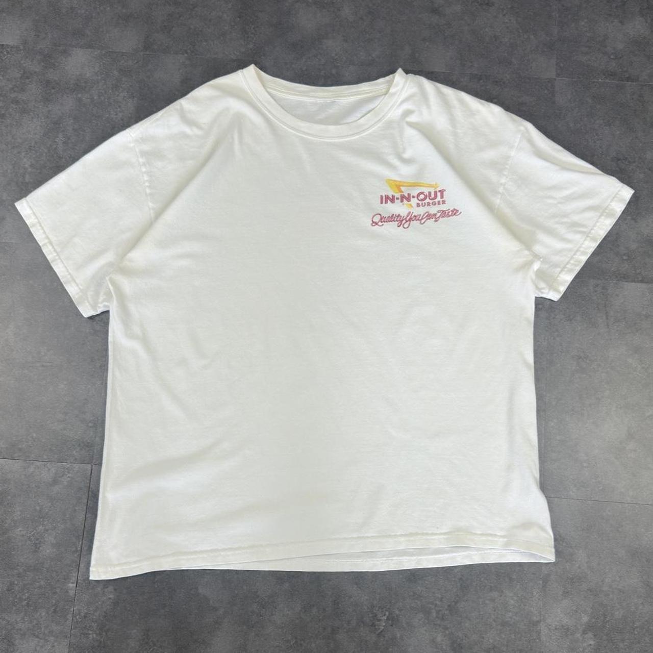 In-N-Out T 2000s Y2K logo Classic Diner print design