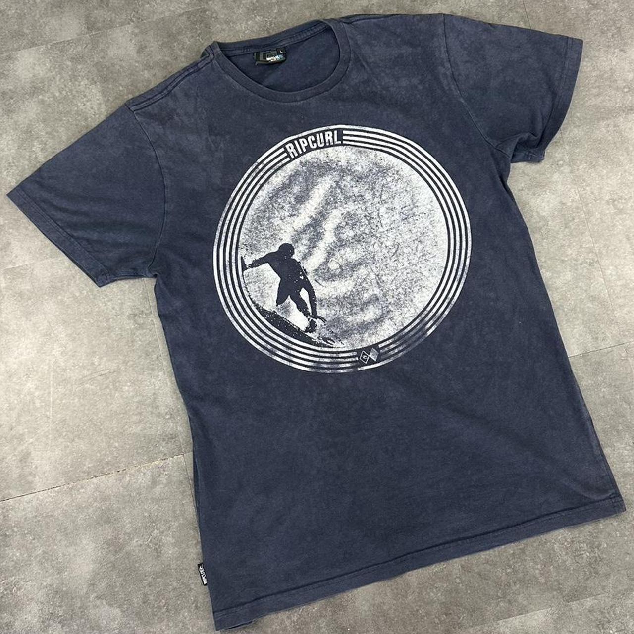 Rip curl 2000s Surfer wave Print graphic T shirt