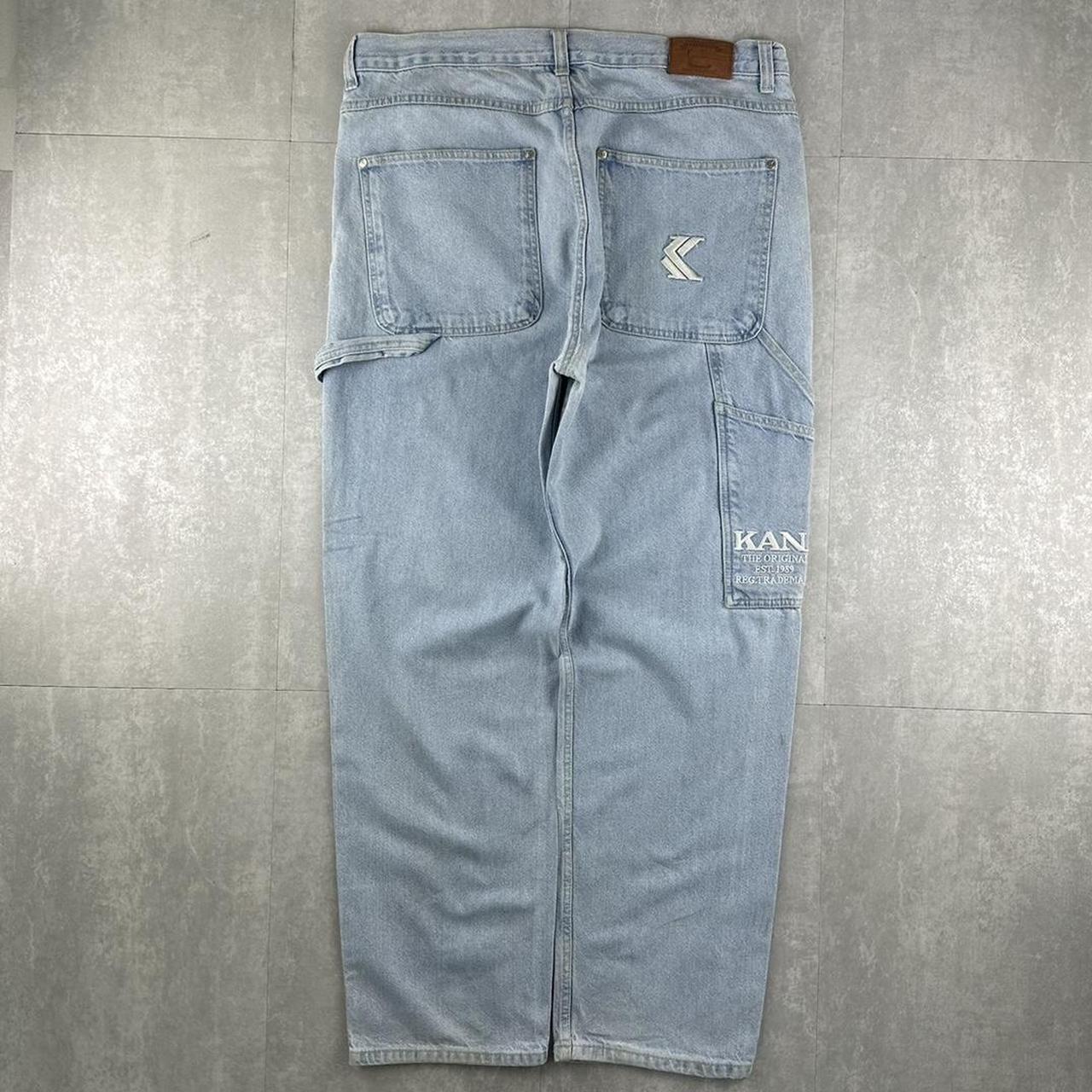 Karl Kani hiphop 2000s embroidered jeans