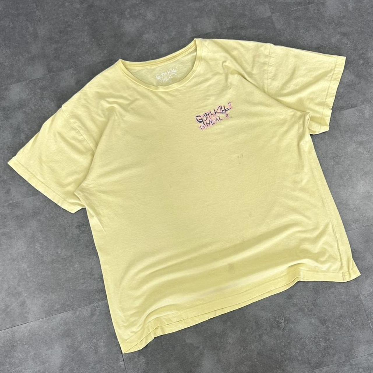 Gotta kill it to heal it T 2000s Y2K logo print Breast Cancer Awareness logo