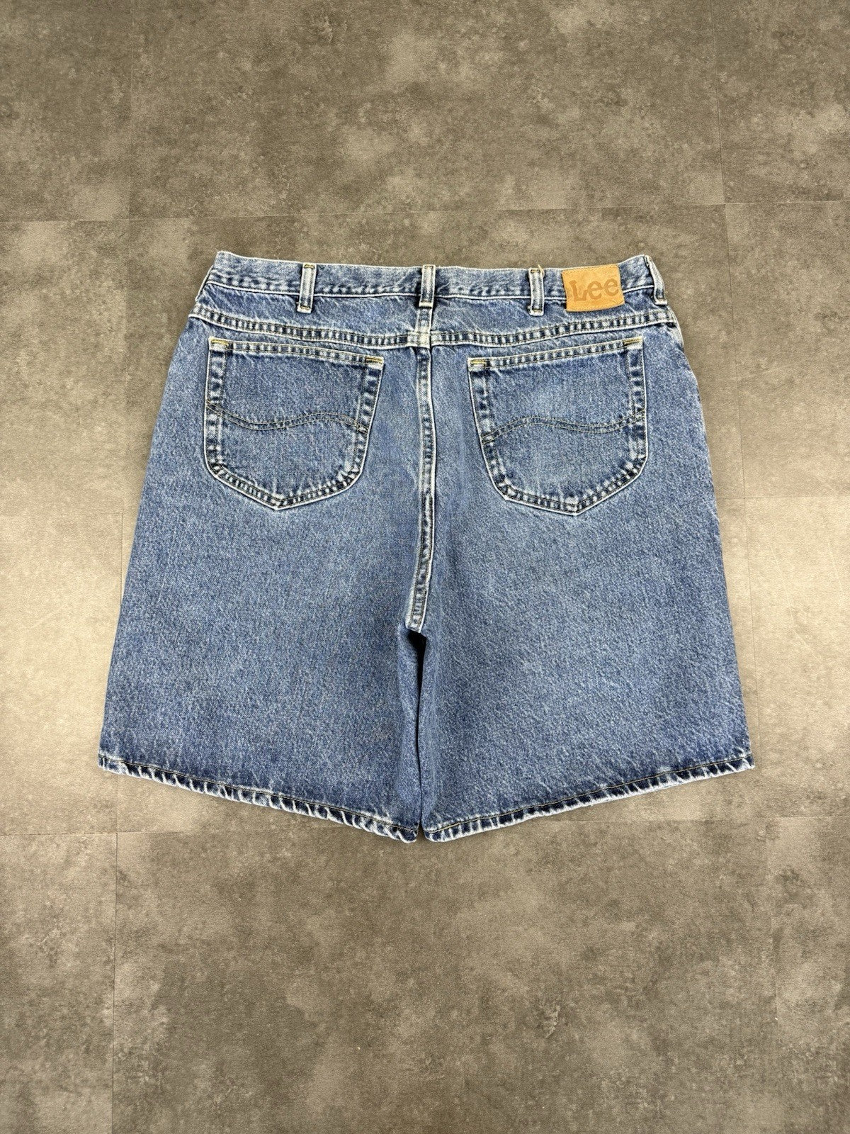 Lee Jeans Vintage Baggy Jorts 90s Y2K Denim Jeans Shorts Skater Workwear 38W