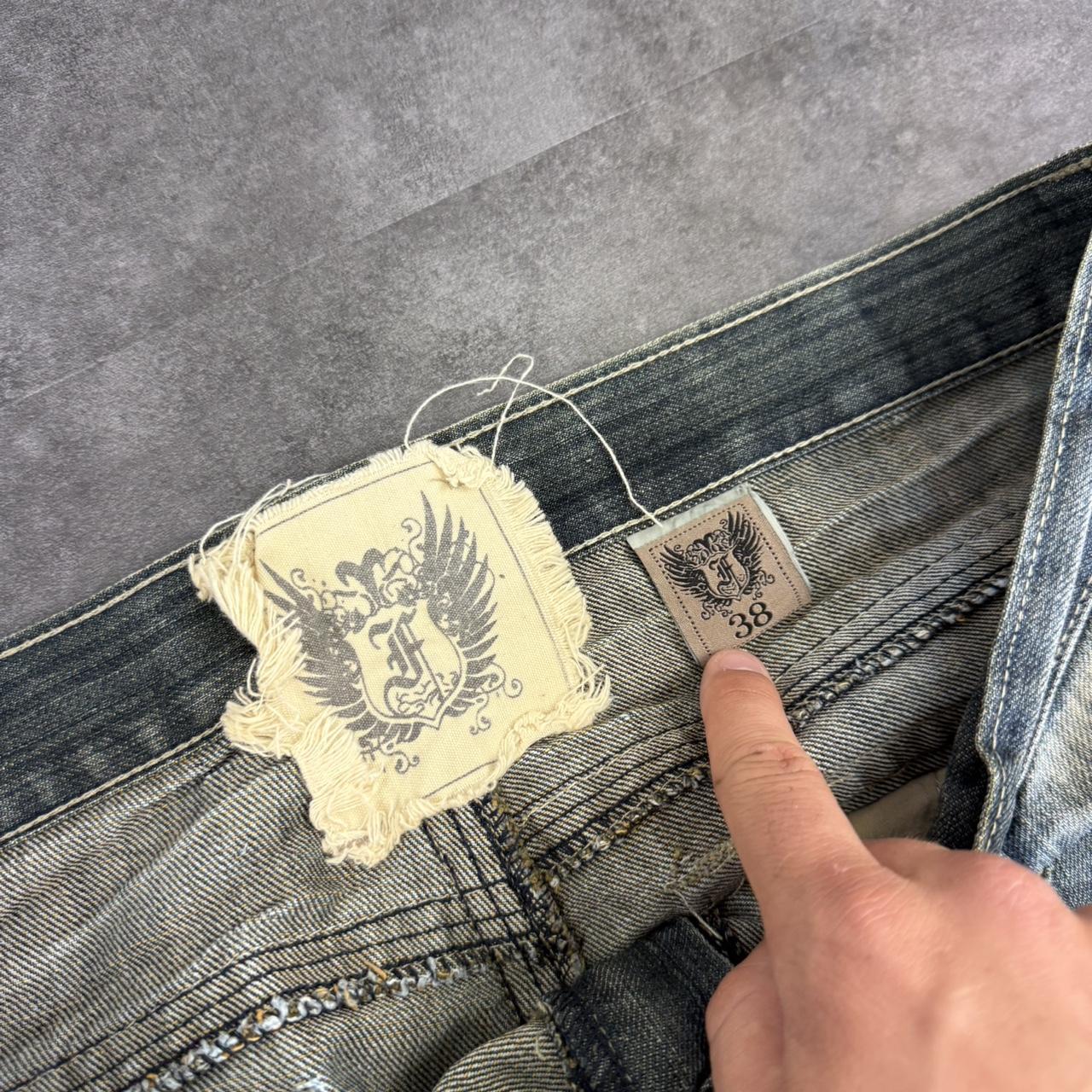 Grunge 2000s Vintage Japanese style Baggy HipHop Y2k Jeans