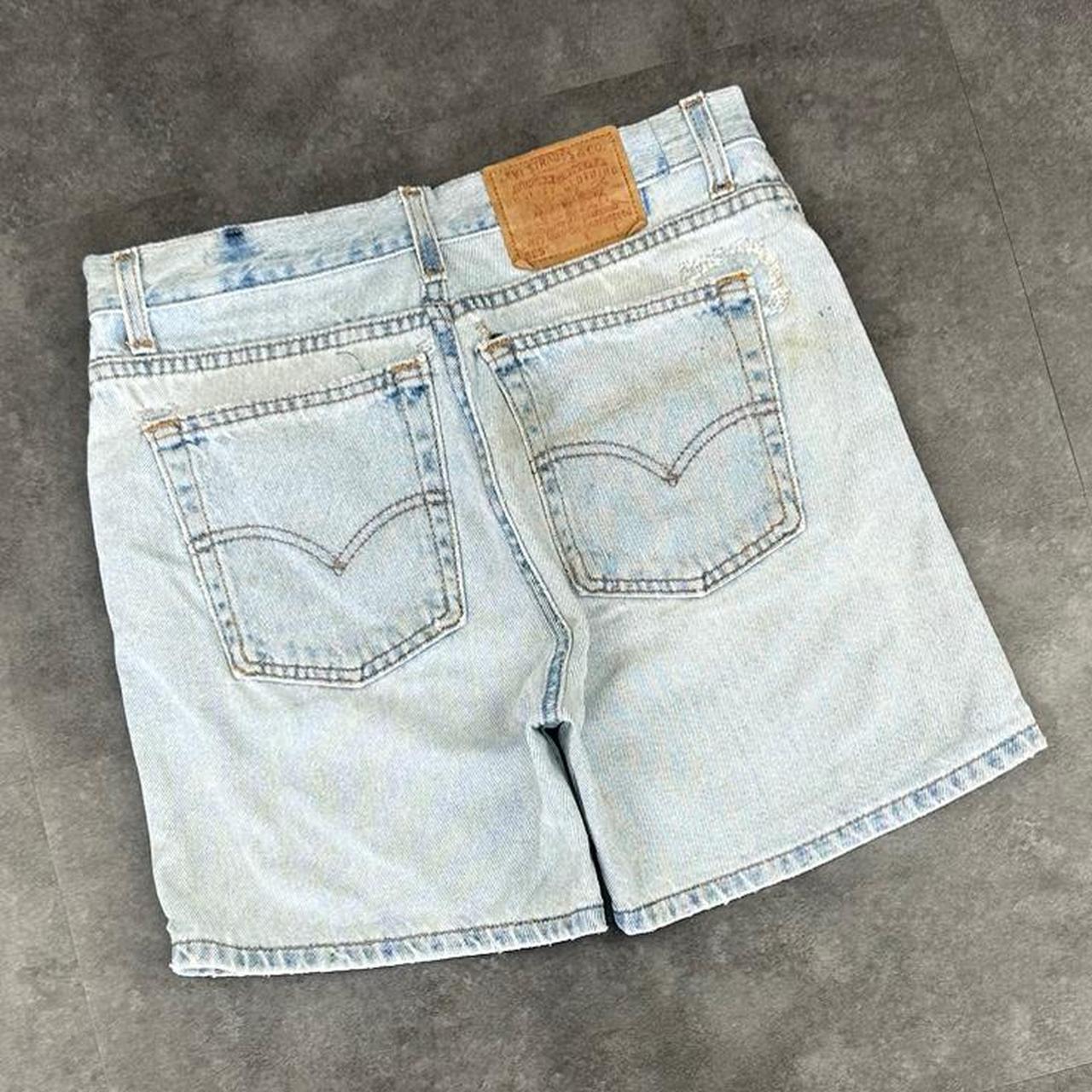 Levi 2000s 555 carpenter dungaree baggy Jorts