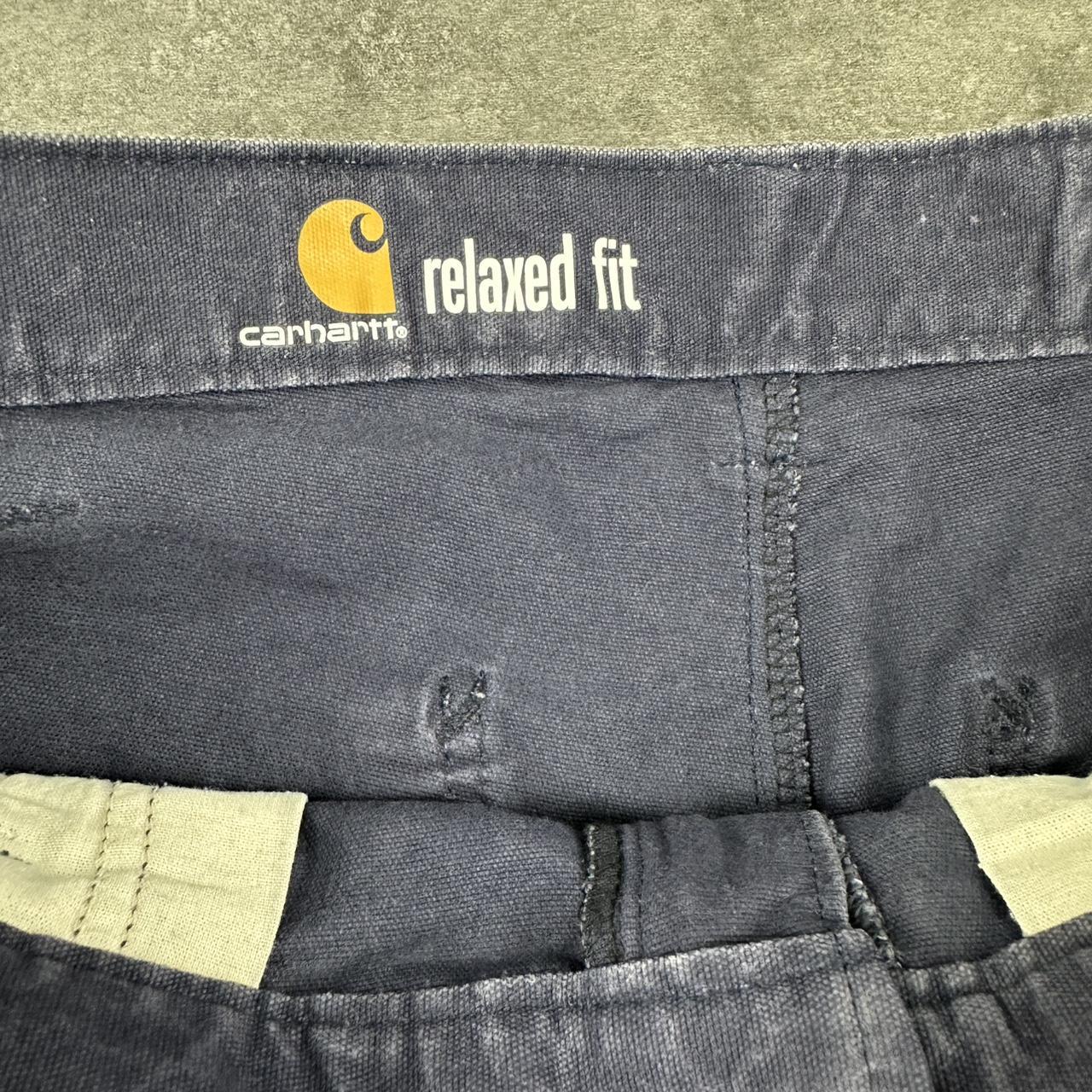 Carhartt 2000s dungaree workwear comfort fit cargo jorts