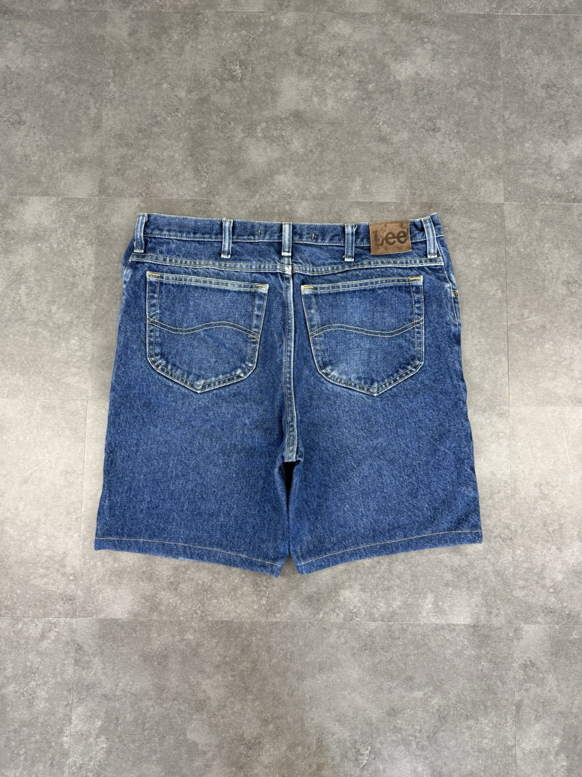 Lee Vintage Baggy Loose Jorts 90s Y2K Denim Jeans Shorts Skater 36W