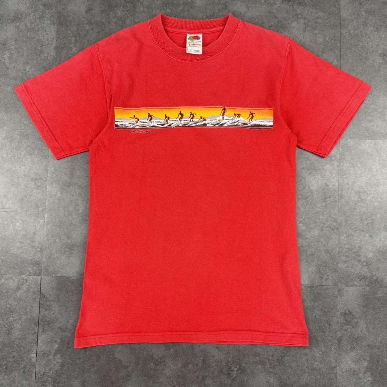 Hawaii 2000s surf Logo design graphic T shirt