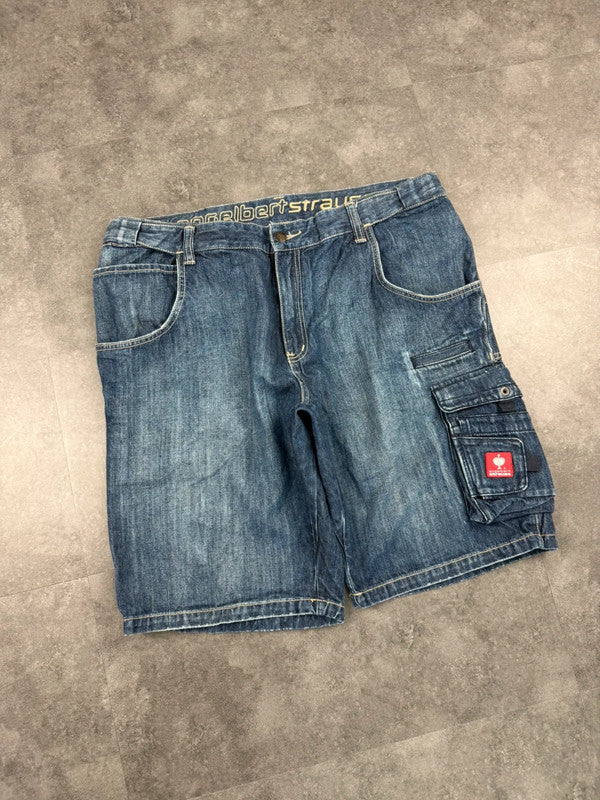 Engelbert Strauss ES 2000s Denim Workwear Carpenter Cargo Jorts Work Shorts