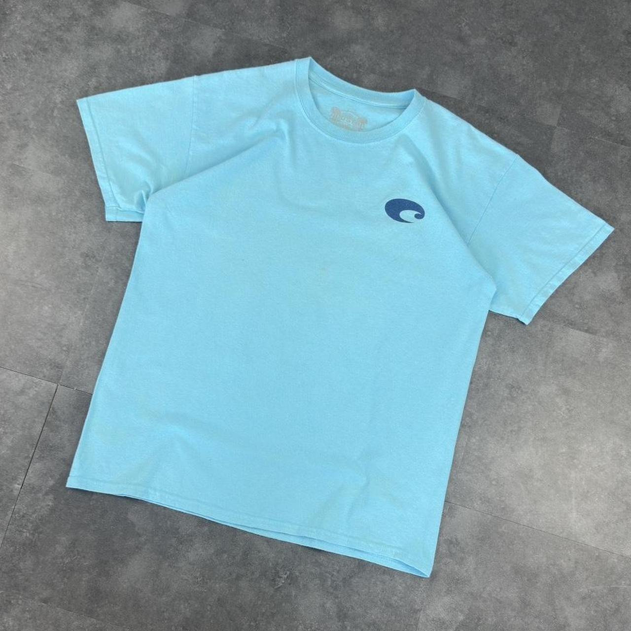 Costa Del Mar T 2000s Y2K logo print design