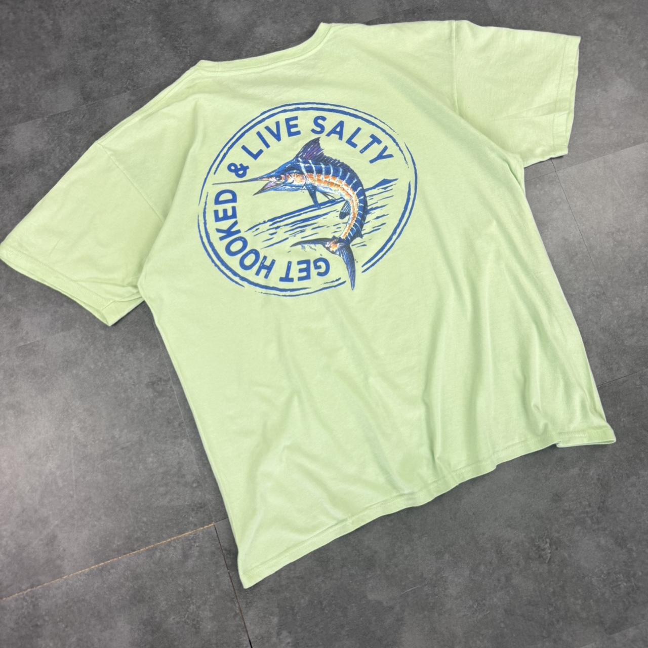 Salt Life 2000s surf Y2K logo print graphic T shirt