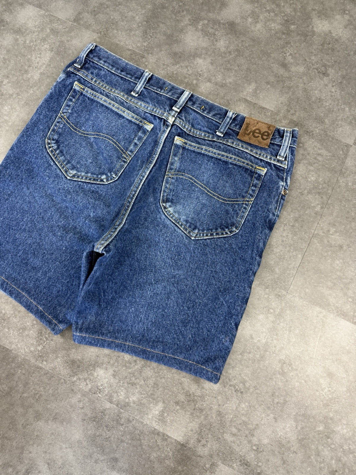 Lee Vintage Baggy Loose Jorts 90s Y2K Denim Jeans Shorts Skater 36W