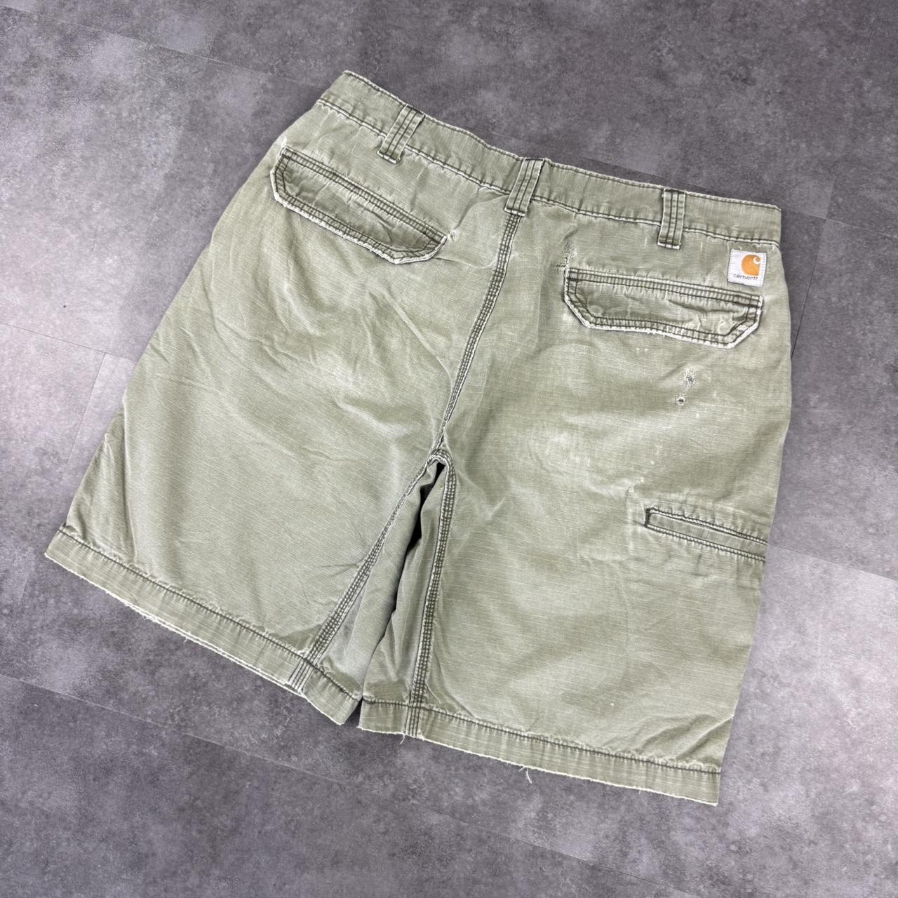 Carhartt 2000s dungaree workwear comfort fit cargo shorts
