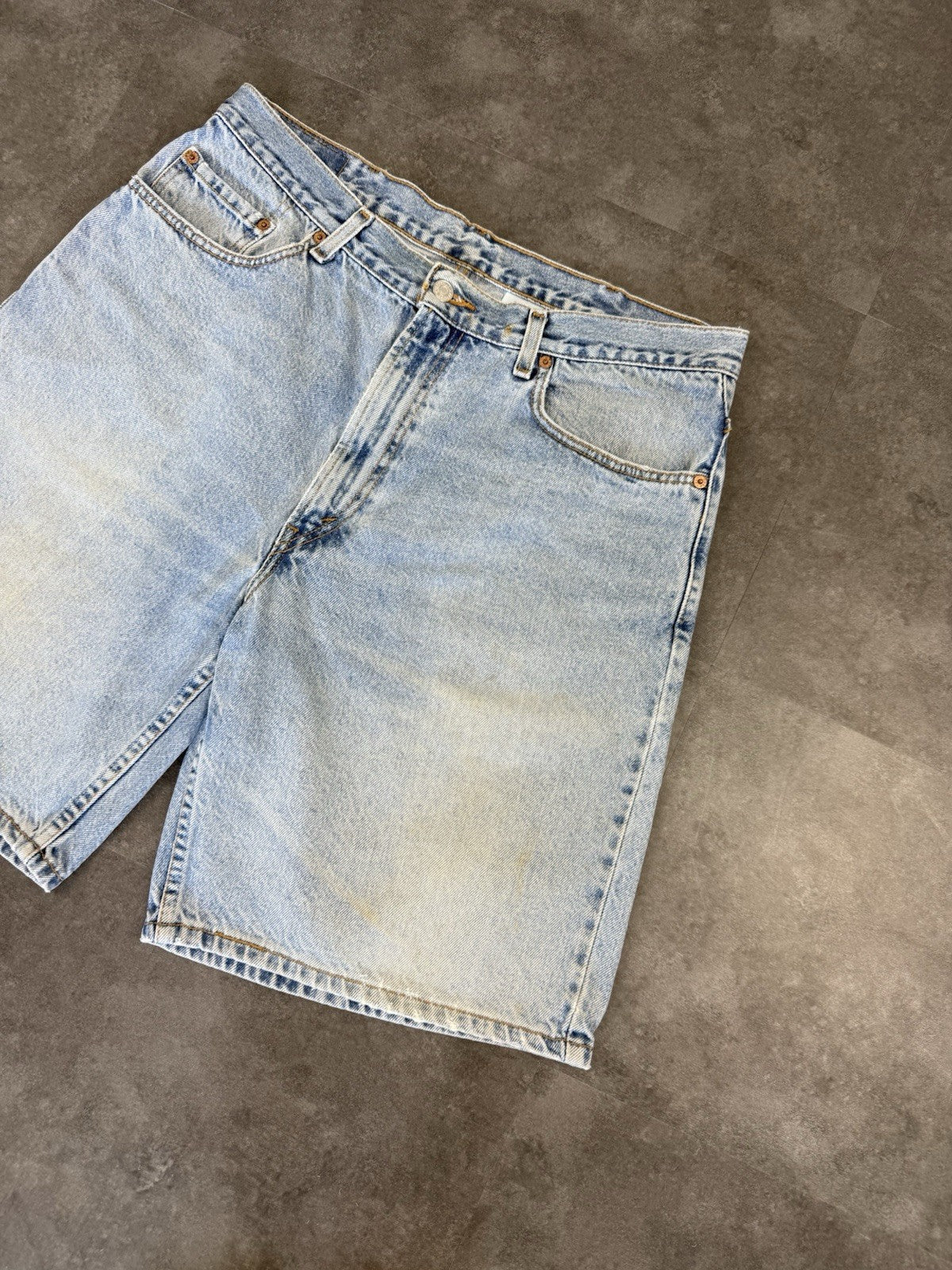 Levi's 550 Vintage Baggy Jorts 90s Y2K Denim Jeans Shorts Skater Workwear 38W