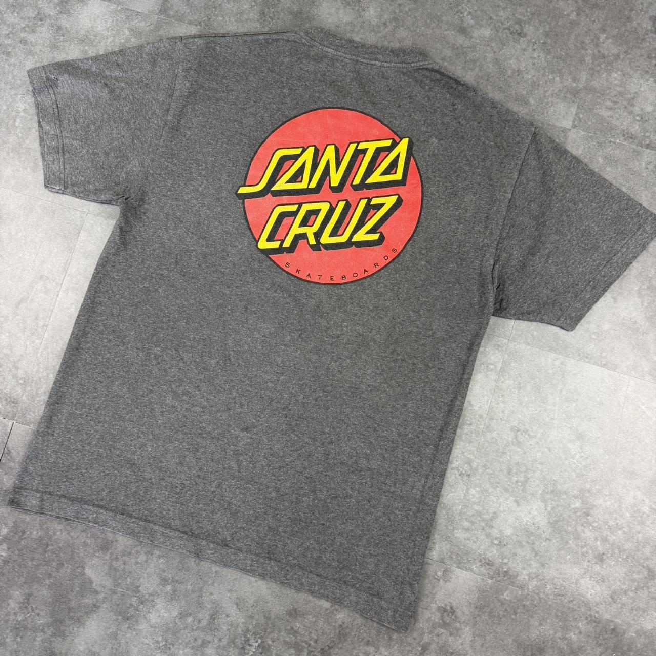 Santa Cruz 2000s skater Surfwear Print graphic T shirt